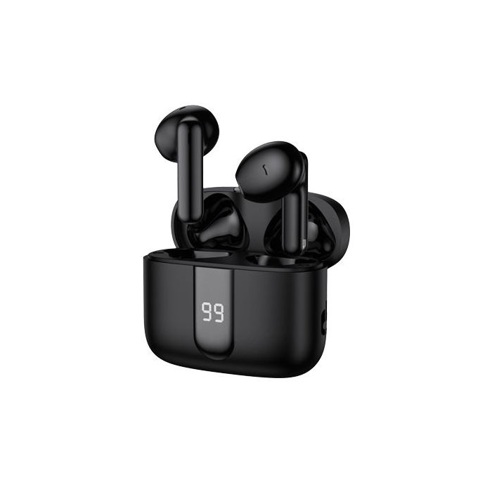 Blackbyte by Pedro Buerbaum Zenith Pro Auriculares Bluetooth - Cancelacion de Ruido ENC/ANC - Alcance 15m - Control Tactil - Color Negro
