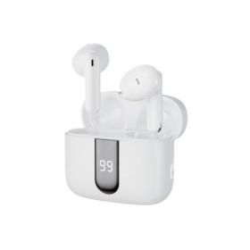 Blackbyte by Pedro Buerbaum Zenith Pro Auriculares Bluetooth - Cancelacion de Ruido ENC/ANC - Alcance 15m - Control Tactil - Color Blanco