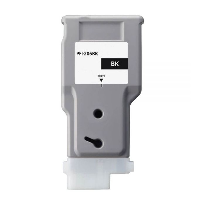 Canon PFI206 Negro Cartucho de Tinta Pigmentada Generico - PFI206BK/5303B001