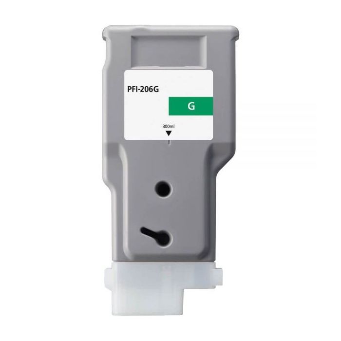 Canon PFI206 Verde Cartucho de Tinta Pigmentada Generico - Reemplaza PFI206G/5310B001