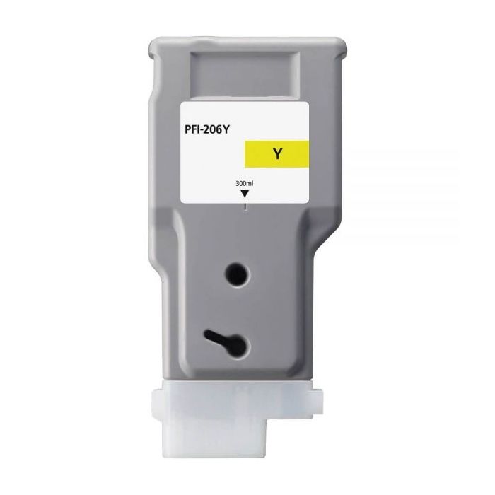 Canon PFI206 Amarillo Cartucho de Tinta Pigmentada Generico - PFI206Y/5306B001