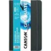 Canson Graduate Acuarela Cuaderno con 28 Hojas - 14x21.6cm - 250g - Grano Fino - Color Blanco