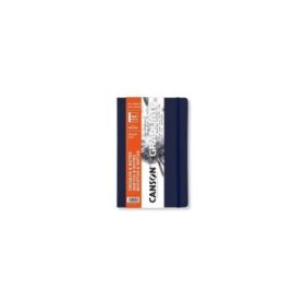 Canson Graduate Sketch Cuaderno con 92 Hojas - 14x21.6cm - 90g - Grano Fino - Tapa Blanda - Color Azul Oscuro