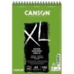 Canson XL Dibujo Album Espiral de 30 Hojas A5 - 160g - Grano Ligero - Color Blanco