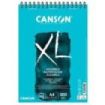 Canson XL Papel de Acuarela Album Espiral de 30 Hojas A5 de 300g - Grano Fino - Color Blanco