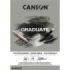 Canson Graduate Mix Media Bloc Encolado de 30 Hojas A5 - 220g - Grano Fino - Color Gris