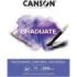 Canson Graduate Mix Media Bloc Encolado de 20 Hojas A3 de 200g - Grano Fino - Color Blanco