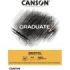 Canson Graduate Bristol Bloc Encolado de 20 Hojas A4 - 180g - Extraliso - Color Blanco
