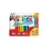 Carioca Jumbo Pack de 12 Rotuladores + 2 Gratis - Punta 6mm - Superlavables - Colores Surtidos