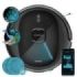 Cecotec Conga 9990 AI Spin Revolution Ultra Power Robot Aspirador 4 en 1 - 10kPa - Navegacion Laser - Autonomia 240min - Mopas Giratorias - Deteccion Alfombras - Cepillo Antienredos - Color Negro