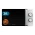 Cecotec Proclean 3110 Flatbed Microondas sin Plato - Potencia de 700W - Capacidad de 20L - Grill de 800W - Revestimiento Ceramico - Temporizador - Elegante - Color Negro