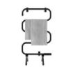 Cecotec ReadyWarm 5000 Toallero Electrico - 100W - Calienta Toallas al Instante - Facil de Instalar - Moderno y Elegante - Sistema de Proteccion contra Sobrecalentamiento - Color Negro