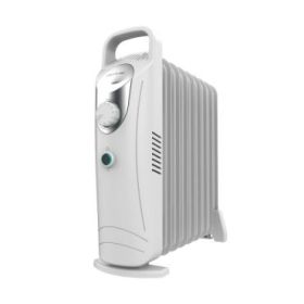 Cecotec ReadyWarm 900 Space White Radiador de Aceite con 9 Modulos de 100x330mm - 1000W - Calienta hasta 15m2 - Distribucion Homogenea Del Calor - Mango Ergonomico - Color Blanco