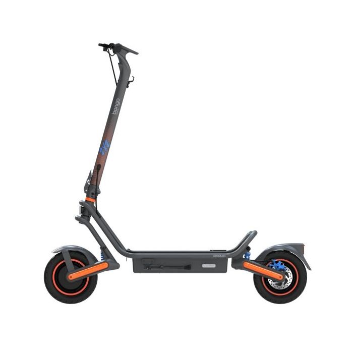 Cecotec Bongo GS75 2x2 XXL Connected Patinete Electrico - 1000W - Base Ultra Ancha - Autonomia 65km - Doble Suspension - Neumaticos 10" - Homologacion DGT - Control Desde App - Color Negro y Naranja