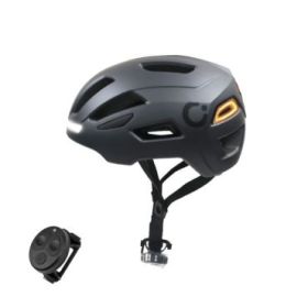 Cecotec BrainGuard Flash Casco Urbano para Bicicleta y Patinete - Talla L-XL - Intermitentes - Luz Trasera - Luz Frontal - Ajustable - Material Ligero y Resistente - Carga USB-C - Color Gris Oscuro
