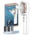 Cecotec SkinCare Steam Silky Lima Electrica para Pies - Funcion Vapor Ajustable - 3 Cabezales Extraibles - Uso Inalambrico - IPX7 - Rascador Adicional - Deposito Imantado - Color Blanco y Rosa