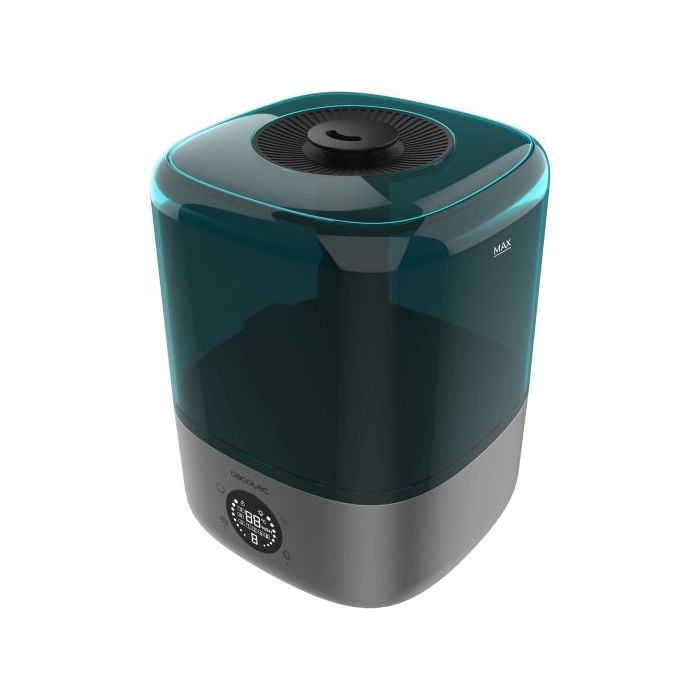 Cecotec BreezeCare 2900 Smart Humidificador de Aire - Capacidad 4.5L - Humidificacion Rapida 300ml/h - Tactil - Filtro Ceramico Purificador - Temporizador - Control de Humedad 45-90% - Color Gris