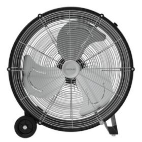 Cecotec ProIndustry 2000 Ventilador Industrial de Suelo con 3 Aspas de Aluminio - 120W - 3 Velocidades - Flujo de Aire 5404.2 m3/h - Facil Transporte con Asas y Ruedas - Rejilla Protectora - Color Negro