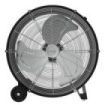 Cecotec ProIndustry 2000 Ventilador Industrial de Suelo con 3 Aspas de Aluminio - 120W - 3 Velocidades - Flujo de Aire 5404.2 m3/h - Facil Transporte con Asas y Ruedas - Rejilla Protectora - Color Negro