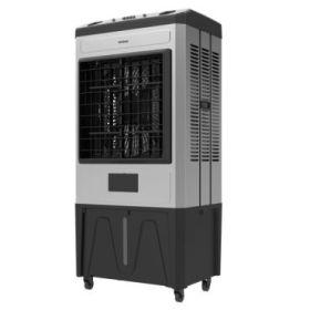 Cecotec AirIndustry 60000 Climatizador de 60L - Potencia de 200W - Flujo de 6000 m3/h - 3 Velocidades - Ruedas Multidireccionales - Uso Prolongado - Oscilacion Ajustable - Color Negro y Gris