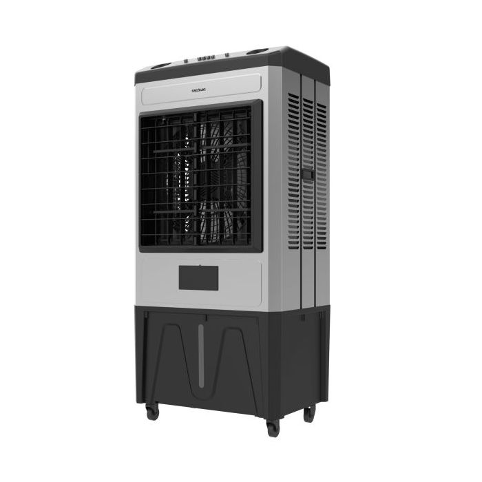 Cecotec AirIndustry 60000 Climatizador de 60L - Potencia de 200W - Flujo de 6000 m3/h - 3 Velocidades - Ruedas Multidireccionales - Uso Prolongado - Oscilacion Ajustable - Color Negro y Gris