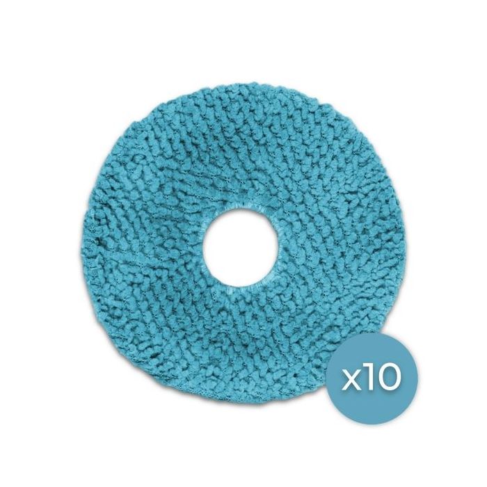 Cecotec Pack de 10 Mopas - Compatible con Conga Windroid 1090 - Color Azul