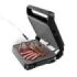 Cecotec Rock'nGrill 2000 PerfectCook Parrilla Electrica con Sonda de Temperatura Inteligente - 2000W - Placas Desmontables - Acabado en Acero Inoxidable - Bandeja Recogegrasas - 30x23cm - Color Negro