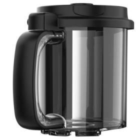 Cecotec GelaCups 2100 Jarras para la Heladera Gelatec 2100 - Libre de BPA - Capacidad 700ml - Tapa Higienica - Ideal para Helado - Facil de Compartir - Color Negro