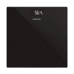 Cecotec Surface Precision Bascula Corporal - Tecnologia Autoencendido - Funciona con Pilas - Seguridad con Agarre - Facil de Usar - Combina Estilo y Funcionalidad - 300x300mm - Color Negro