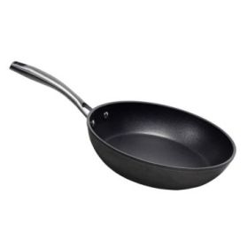 Cecotec Polka Fantasy Golden Sarten de Aluminio Forjado de 20cm - Mango Acero Inoxidable - Revestimiento Antiadherente - Apta para Horno - Compatible con Induccion - Color Negro