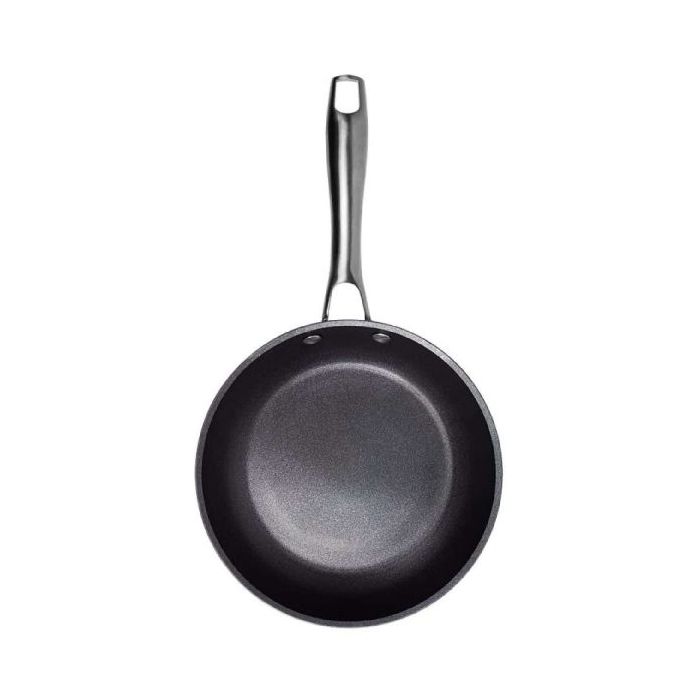 Cecotec Polka Fantasy Silver Sarten de Aluminio Forjado de 24cm - Antiadherente - Libre de PFOA - Mango en Acero Inoxidable - Apta para Horno hasta 230°C - Compatible con Induccion - Color Negro
