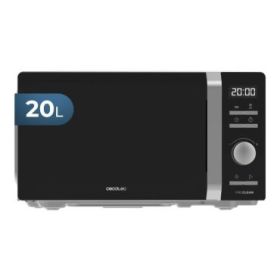 Cecotec Proclean 5010 Inverter Microondas - Potencia de 700W - Capacidad 20L - Plato de 245mm - Temporizador 30min - Programas Preconfigurados - Seguridad Infantil - Color Negro