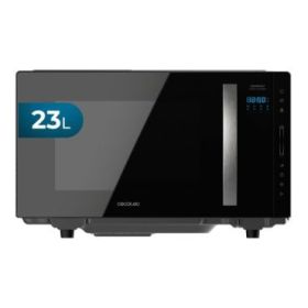 Cecotec GrandHeat 2300 Flatbed Touch Microondas sin Plato - 800W - Capacidad 23L - Panel Tactil - 8 Funciones Preconfiguradas - Revestimiento Ceramico - Temporizador - sinPlato Giratorio - Color Negro