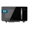 Cecotec GrandHeat 2300 Flatbed Touch Microondas sin Plato - 800W - Capacidad 23L - Panel Tactil - 8 Funciones Preconfiguradas - Revestimiento Ceramico - Temporizador - sinPlato Giratorio - Color Negro