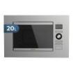 Cecotec GrandHeat 2090 Built-in Microondas Encastrable - 800W - Capacidad 20L - Grill 1000W - 8 Funciones Preconfiguradas - Temporizador - Revestimiento Acero Inoxidable - Bloqueo Infantil