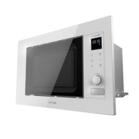 Cecotec GrandHeat 2090 Built-In Touch White Microondas Encastrable con Grill 21L 1200W - Temporizador hasta 60min - 8 Funciones Preconfiguradas
