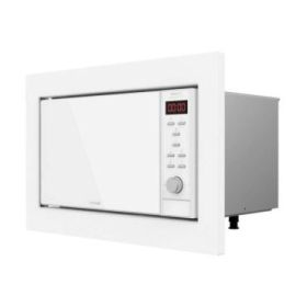 Cecotec GrandHeat 2350 Built-In White Microondas Encastrable con Grill 23L 900W - Temporizador - 9 Funciones Preconfiguradas