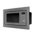 Cecotec GrandHeat 2350 Built-In Steel Microondas Encastrable con Grill 25L 900W - Temporizador hasta 90min - 10 Funciones Preconfiguradas