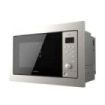 Cecotec GrandHeat 2500 Built-In SteelBlack Microondas Encastrable con Grill 25L 900W - Temporizador hasta 95min - 8 Funciones Preconfiguradas