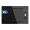 Cecotec GrandHeat 2590 Built-in Microondas Encastrable - 900W - Capacidad 25L - Grill 1000W - 8 Funciones Preconfiguradas - Temporizador - Funcion Quick Start - Bloqueo Infantil - Color Negro