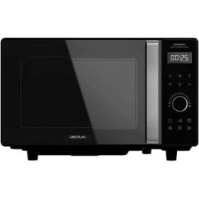 Cecotec GrandHeat 2500 Touch Flatbed Black Microondas sin Plato 25L 800W - Panel de Control Tactil - Temporizador hasta 60min - 8 Funciones Preconfiguradas