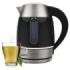 Cecotec Thermosense 400 VisionLight Hervidor de Agua Electrico - 2200W - Capacidad de 1.7L - Tactil - 7 Niveles - Acero Inoxidable - Mantenimiento de Calor - Autoapagado - Base 360º - Color Negro