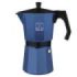 Cecotec Mokclassic 300 Cafetera Italiana para 3 Tazas - Aluminio Fundido - Apta para Gas, Electrica y Vitro - Facil de Desmontar - Junta de Silicona - Valvula de Seguridad - Color Azul