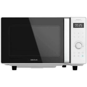 Cecotec GrandHeat 2500 Touch Flatbed White Microondas sin Plato 25L 800W - Panel de Control Tactil - Temporizador hasta 60min - 8 Funciones Preconfiguradas