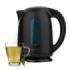 Cecotec Thermosense 180 Hervidor de Agua Electrico - Potencia de 2200W - Capacidad 1.7L - Libre de BPA - Filtro Antical Desmontable - Base Giratoria 360º - Apagado Automatico - Color Negro