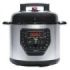 Cecotech Olla GM Programable - Capacidad 6L - Programacion 24H - Control por Voz - Sistema Inteligente Gmcore - Tapa Abatible - 11 Temperaturas Ajustables - 5 Presiones Ajustables - Color Negro