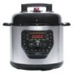 Cecotech Olla GM Programable - Capacidad 6L - Programacion 24H - Control por Voz - Sistema Inteligente Gmcore - Tapa Abatible - 11 Temperaturas Ajustables - 5 Presiones Ajustables - Color Negro