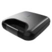 Cecotec Rock’nToast Combo Sandwichera 3 en 1 - 800W - Revestimiento Antiadherente - Placas Intercambiables - Acabados en Acero Inoxidable - Tacto Frio en Asa - Indicador Luminoso - Color Negro