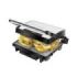 Cecotec Rock'nGrill 1500 Rapid Parrilla Electrica - Potencia de 1500W - Revestimiento Antiadherente - Bandeja Recogegrasas - Placa Superior Ajustable - 24.5x17.3cm - Acero Inoxidable