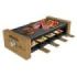 Cecotec Cheese and Grill 8200 Wood Black Raclette - 1200W - 8 Sartenes Antiadherentes - Placa Antiadherente de Acero - Superficie de Grill - Termostato Regulable - Extraible - Color Madera Claro